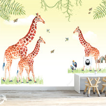 Load image into Gallery viewer, Watercolor Nature - Giraffes
